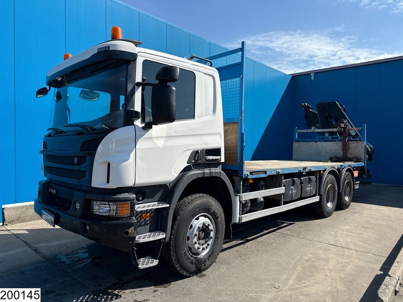 Scania P 410 6x4, EURO 6, Retarder, HIAB, Remote - Φορτηγό με ανοιχτή καρότσα, Φορτηγό με γερανό: φωτογραφία 3 Scania P 410 6x4, EURO 6, Retarder, HIAB, Remote - Φορτηγό με ανοιχτή καρότσα, Φορτηγό με γερανό: φωτογραφία 3