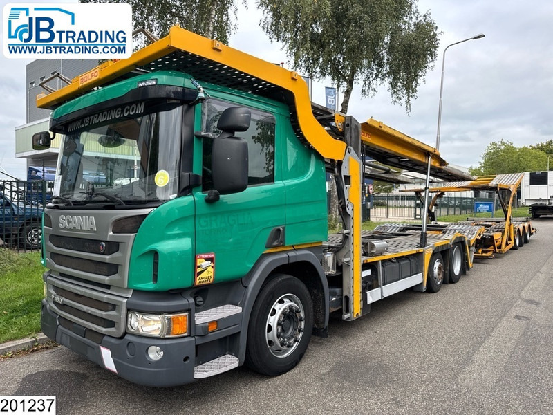 Scania P 450 6x2, EURO 6, Combi, Rolfo, Retarder - Φορτηγό αυτοκινητάμαξα: φωτογραφία 1 Scania P 450 6x2, EURO 6, Combi, Rolfo, Retarder - Φορτηγό αυτοκινητάμαξα: φωτογραφία 1