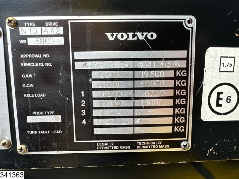 Φορτηγό με γερανό Volvo N 10 Wrecker, Steel suspension: φωτογραφία 7 Φορτηγό με γερανό Volvo N 10 Wrecker, Steel suspension: φωτογραφία 7