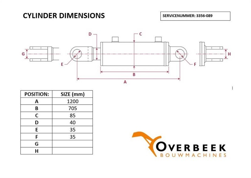 Atlas - Tilt cylinder/Kippzylinder/Nijgcilinder - Υδραυλικό: φωτογραφία 4 Atlas - Tilt cylinder/Kippzylinder/Nijgcilinder - Υδραυλικό: φωτογραφία 4