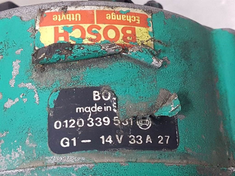 Κινητήρας για Κατασκευή μηχανήματα Dynamo 14V 33A-0120339531-Alternator/Lichtmaschine: φωτογραφία 6