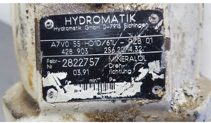 Hydromatik A7VO55HD1D/61L - Load sensing pump - Υδραυλικό: φωτογραφία 4 Hydromatik A7VO55HD1D/61L - Load sensing pump - Υδραυλικό: φωτογραφία 4