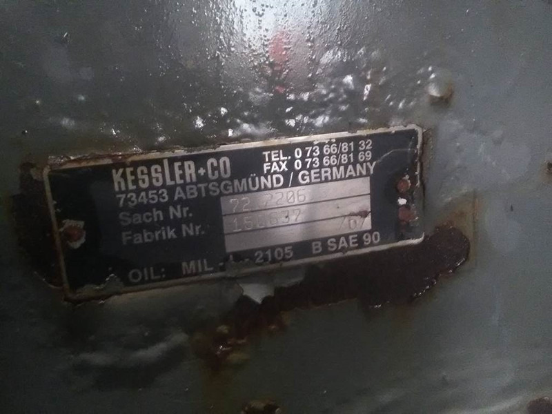 Kessler+CO 72.2206 - Axle/Achse/As - Αξονας και ανταλλακτικά για Κατασκευή μηχανήματα: φωτογραφία 5 Kessler+CO 72.2206 - Axle/Achse/As - Αξονας και ανταλλακτικά για Κατασκευή μηχανήματα: φωτογραφία 5