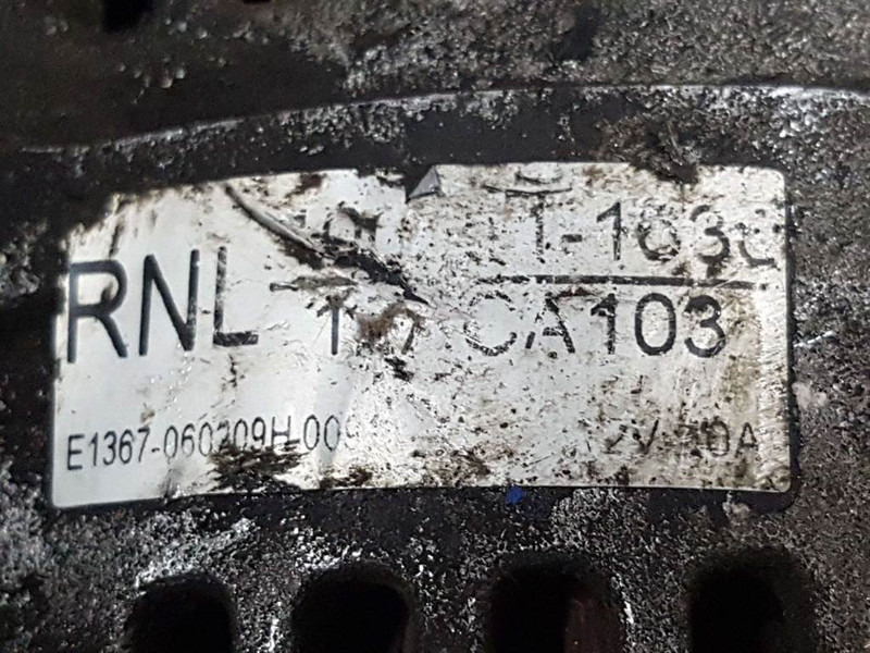 Κινητήρας για Κατασκευή μηχανήματα Kubota 12V 30A - Alternator/Lichtmaschine/Dynamo: φωτογραφία 6