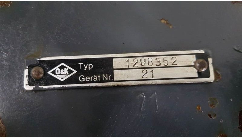 O & K 1298352 - O&K MH 6.5 - Valve/Ventile/Ventiel - Υδραυλικό: φωτογραφία 4 O & K 1298352 - O&K MH 6.5 - Valve/Ventile/Ventiel - Υδραυλικό: φωτογραφία 4