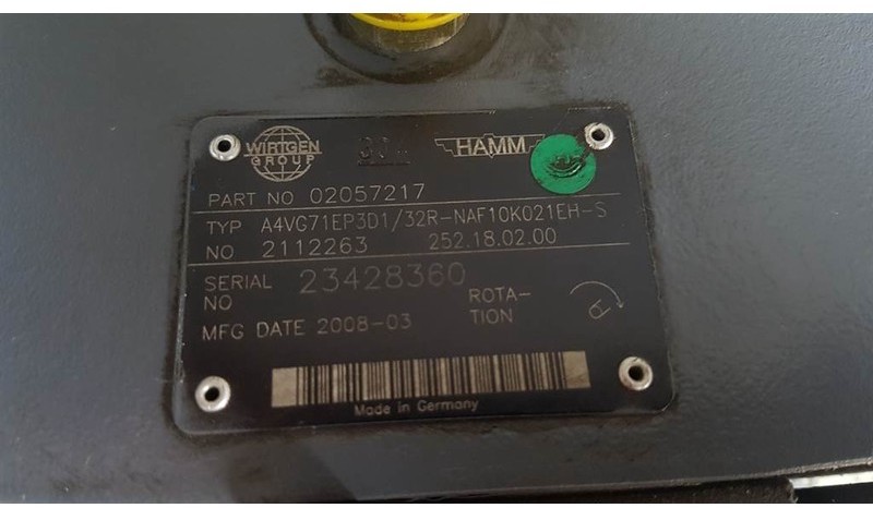 Rexroth A4VG71EP3D1/32R - Hamm - Drive pump/Fahrpumpe - Υδραυλικό: φωτογραφία 3 Rexroth A4VG71EP3D1/32R - Hamm - Drive pump/Fahrpumpe - Υδραυλικό: φωτογραφία 3