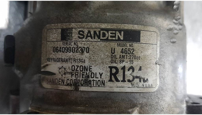SANDEN U4652 - Compressor/Kompressor/Aircopomp - Κομπρεσέρ A/C για Κατασκευή μηχανήματα: φωτογραφία 3 SANDEN U4652 - Compressor/Kompressor/Aircopomp - Κομπρεσέρ A/C για Κατασκευή μηχανήματα: φωτογραφία 3