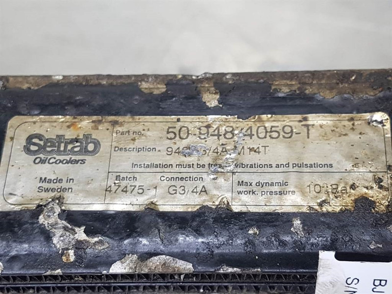 Setrab 50-948/4059-T - Oil cooler/Ölkühler/Oliekoe - Υδραυλικό για Κατασκευή μηχανήματα: φωτογραφία 4 Setrab 50-948/4059-T - Oil cooler/Ölkühler/Oliekoe - Υδραυλικό για Κατασκευή μηχανήματα: φωτογραφία 4