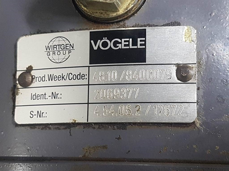 Vögele -Wirtgen 2069377-Reductor/Gearbox/Getriebe - Υδραυλικό για Κατασκευή μηχανήματα: φωτογραφία 5 Vögele -Wirtgen 2069377-Reductor/Gearbox/Getriebe - Υδραυλικό για Κατασκευή μηχανήματα: φωτογραφία 5