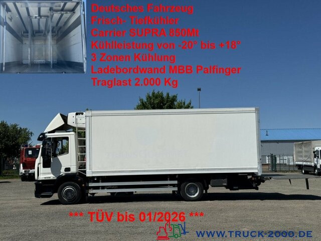 Iveco 120E22 Frisch- Tiefkühler Supra850MT 3Zonen +LBW - Φορτηγό ψυγείο: φωτογραφία 1 Iveco 120E22 Frisch- Tiefkühler Supra850MT 3Zonen +LBW - Φορτηγό ψυγείο: φωτογραφία 1