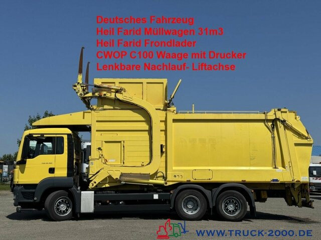MAN TGS 26.360 Heil 31m3 Überkopf/ Frontlader Waage - Απορριμματοφόρο: φωτογραφία 1 MAN TGS 26.360 Heil 31m3 Überkopf/ Frontlader Waage - Απορριμματοφόρο: φωτογραφία 1