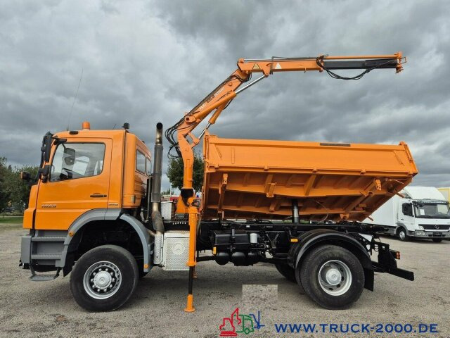 Mercedes-Benz Axor 1829 4x4 Atlas65.2 Kran Kommunal Austattung - Φορτηγό ανατρεπόμενο, Φορτηγό με γερανό: φωτογραφία 2 Mercedes-Benz Axor 1829 4x4 Atlas65.2 Kran Kommunal Austattung - Φορτηγό ανατρεπόμενο, Φορτηγό με γερανό: φωτογραφία 2
