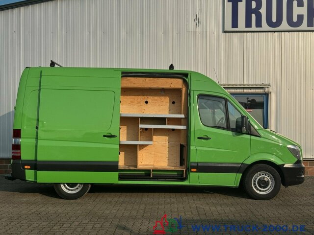 Βαν Mercedes-Benz Sprinter 316 Hoch + Lang + Werkstattausbau Klima: φωτογραφία 9