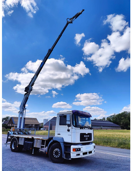 MAN 18.410 F2000 Cormach 22000 E4F + jib - Φορτηγό με ανοιχτή καρότσα, Φορτηγό με γερανό: φωτογραφία 1 MAN 18.410 F2000 Cormach 22000 E4F + jib - Φορτηγό με ανοιχτή καρότσα, Φορτηγό με γερανό: φωτογραφία 1