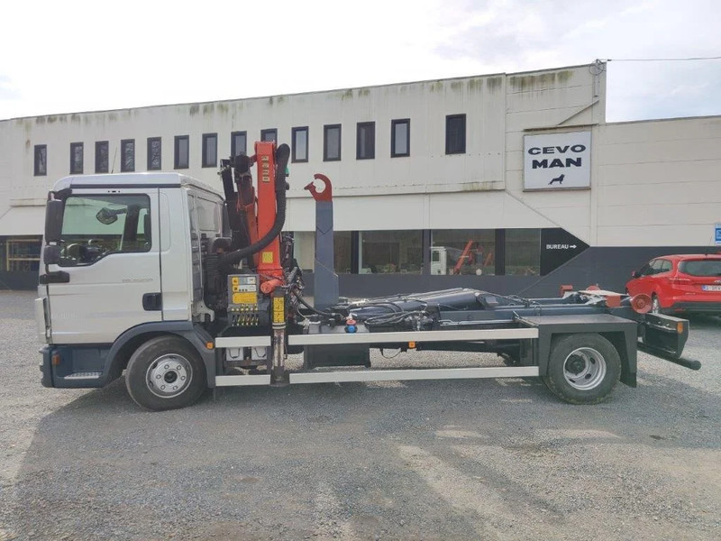 MAN TGL 12.250 Containersysteem met kraan Palfinger PK9001 + Remote - Φορτηγό φόρτωσης γάντζου, Φορτηγό με γερανό: φωτογραφία 5 MAN TGL 12.250 Containersysteem met kraan Palfinger PK9001 + Remote - Φορτηγό φόρτωσης γάντζου, Φορτηγό με γερανό: φωτογραφία 5