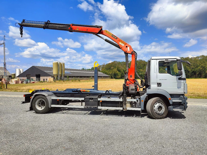 MAN TGM 18.290 4x2 Euro 6 + Crane Palfinger PK15500 - Φορτηγό φόρτωσης γάντζου, Φορτηγό με γερανό: φωτογραφία 4 MAN TGM 18.290 4x2 Euro 6 + Crane Palfinger PK15500 - Φορτηγό φόρτωσης γάντζου, Φορτηγό με γερανό: φωτογραφία 4
