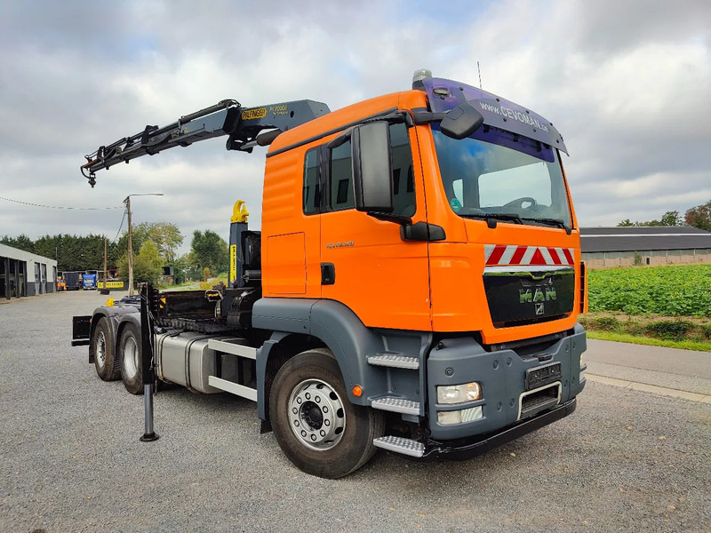 MAN TGS 26.320 Palfinger PK20002 Cotainer Marrel - Φορτηγό φόρτωσης γάντζου, Φορτηγό με γερανό: φωτογραφία 3 MAN TGS 26.320 Palfinger PK20002 Cotainer Marrel - Φορτηγό φόρτωσης γάντζου, Φορτηγό με γερανό: φωτογραφία 3