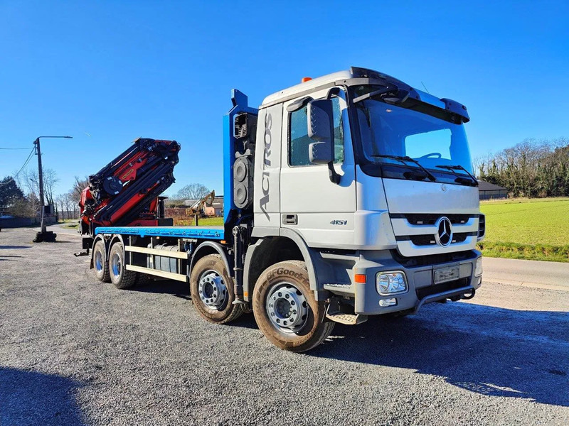 Mercedes-Benz Actros 4151 V8 8x4 Palfinger PK78002 + Flyjib PJ170 - Φορτηγό με ανοιχτή καρότσα, Φορτηγό με γερανό: φωτογραφία 2 Mercedes-Benz Actros 4151 V8 8x4 Palfinger PK78002 + Flyjib PJ170 - Φορτηγό με ανοιχτή καρότσα, Φορτηγό με γερανό: φωτογραφία 2