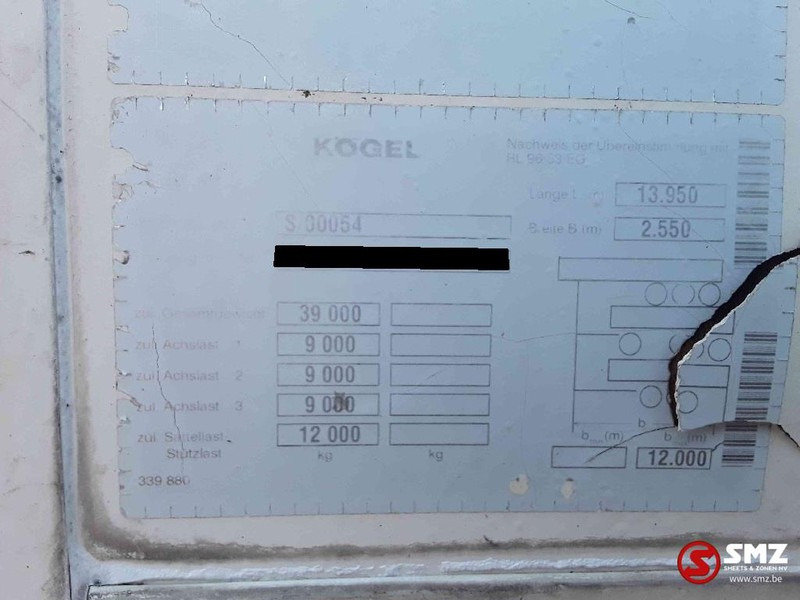 Επικαθήμενο κόφα Kögel Oplegger: φωτογραφία 12