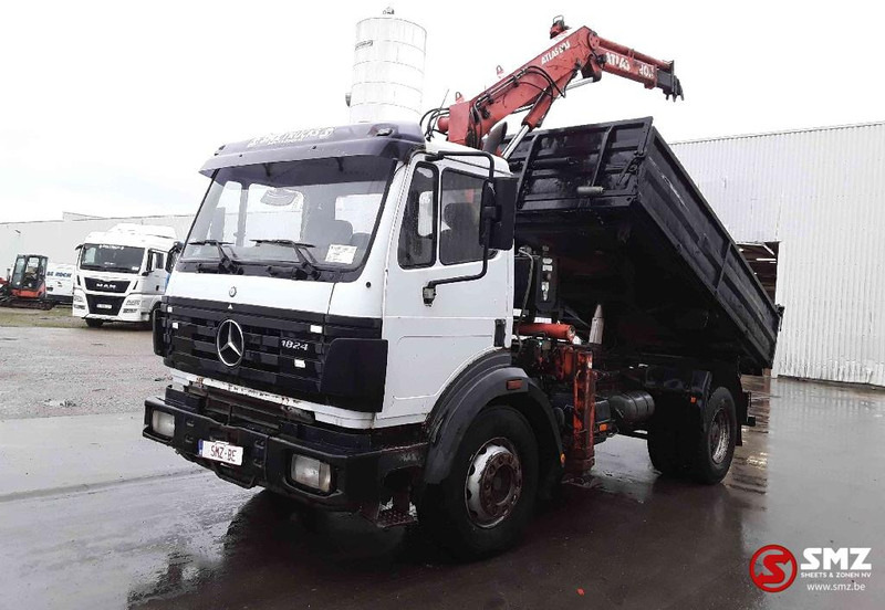 Mercedes-Benz SK 1824 lames grue Atlas Ak 80-1 - Φορτηγό ανατρεπόμενο, Φορτηγό με γερανό: φωτογραφία 3 Mercedes-Benz SK 1824 lames grue Atlas Ak 80-1 - Φορτηγό ανατρεπόμενο, Φορτηγό με γερανό: φωτογραφία 3
