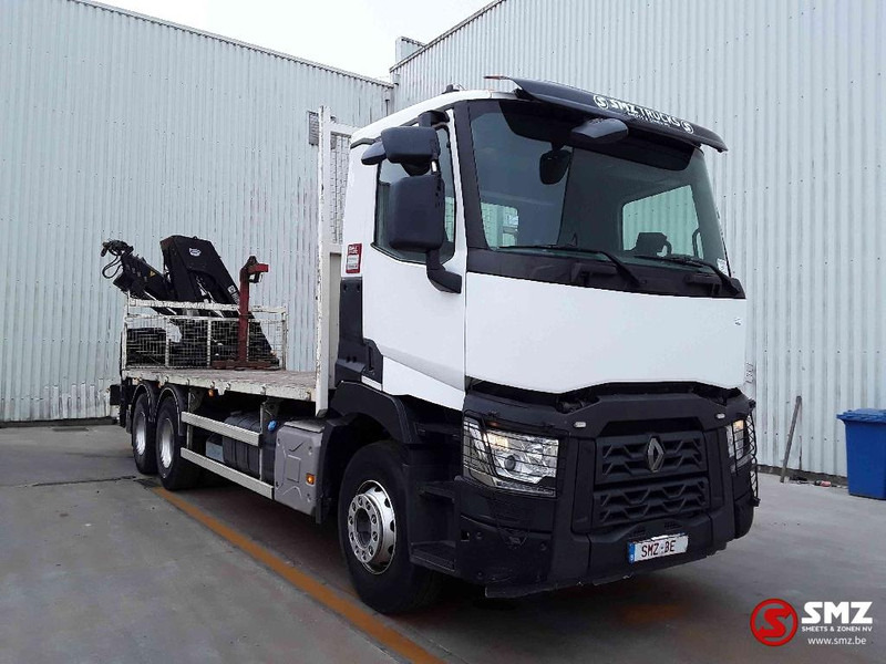 Renault C 380 hiab 188-3 remote - Φορτηγό με ανοιχτή καρότσα, Φορτηγό με γερανό: φωτογραφία 1 Renault C 380 hiab 188-3 remote - Φορτηγό με ανοιχτή καρότσα, Φορτηγό με γερανό: φωτογραφία 1