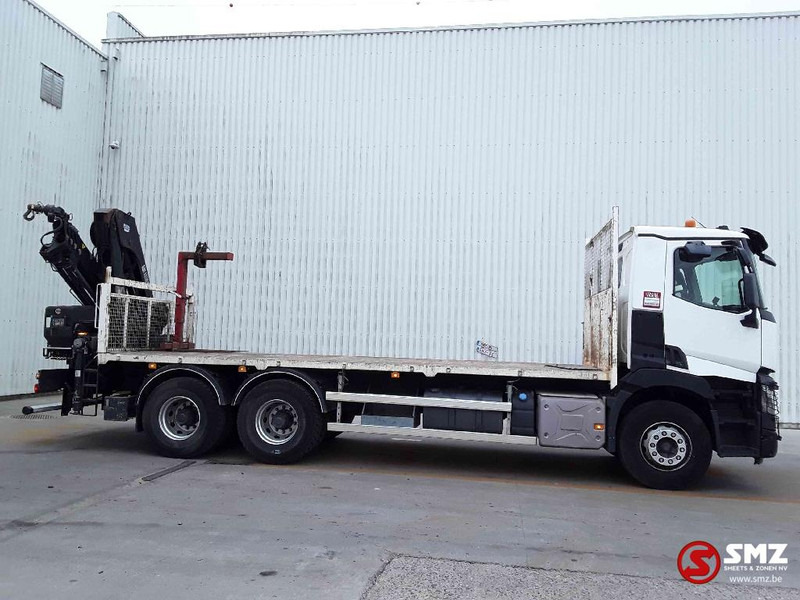 Renault C 380 hiab 188-3 remote - Φορτηγό με ανοιχτή καρότσα, Φορτηγό με γερανό: φωτογραφία 4 Renault C 380 hiab 188-3 remote - Φορτηγό με ανοιχτή καρότσα, Φορτηγό με γερανό: φωτογραφία 4