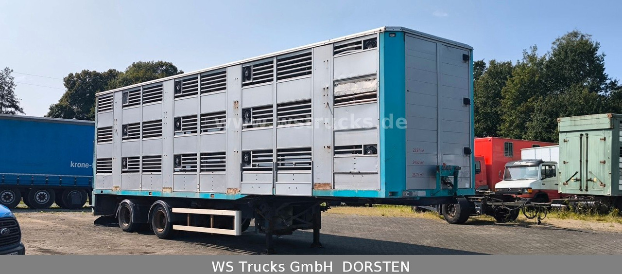 Jumbo 3 Stock Lenkachse - Επικαθήμενο μεταφορά ζώων: φωτογραφία 3 Jumbo 3 Stock Lenkachse - Επικαθήμενο μεταφορά ζώων: φωτογραφία 3