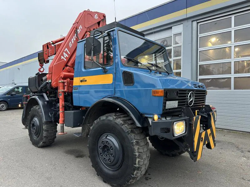 Unimog U 1500 (425) Ferrari Kran 147.2A*Jib* TÜV NEU! - Φορτηγό, Φορτηγό με γερανό: φωτογραφία 1 Unimog U 1500 (425) Ferrari Kran 147.2A*Jib* TÜV NEU! - Φορτηγό, Φορτηγό με γερανό: φωτογραφία 1