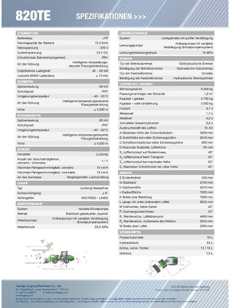 LIUGONG 820 TE vollelektrisch, MIETE / RENTAL (12005253) - Ελαστιχοφόρος φορτωτής: φωτογραφία 3 LIUGONG 820 TE vollelektrisch, MIETE / RENTAL (12005253) - Ελαστιχοφόρος φορτωτής: φωτογραφία 3