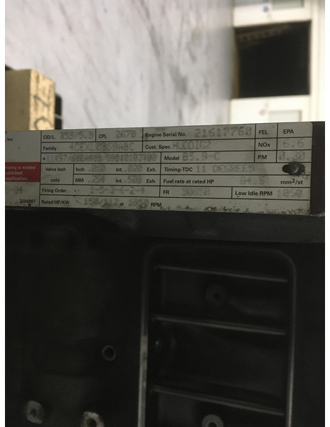 Κατασκευή μηχανήματα Cummins 6B5.9 CPL2678 USED: φωτογραφία 6 Κατασκευή μηχανήματα Cummins 6B5.9 CPL2678 USED: φωτογραφία 6