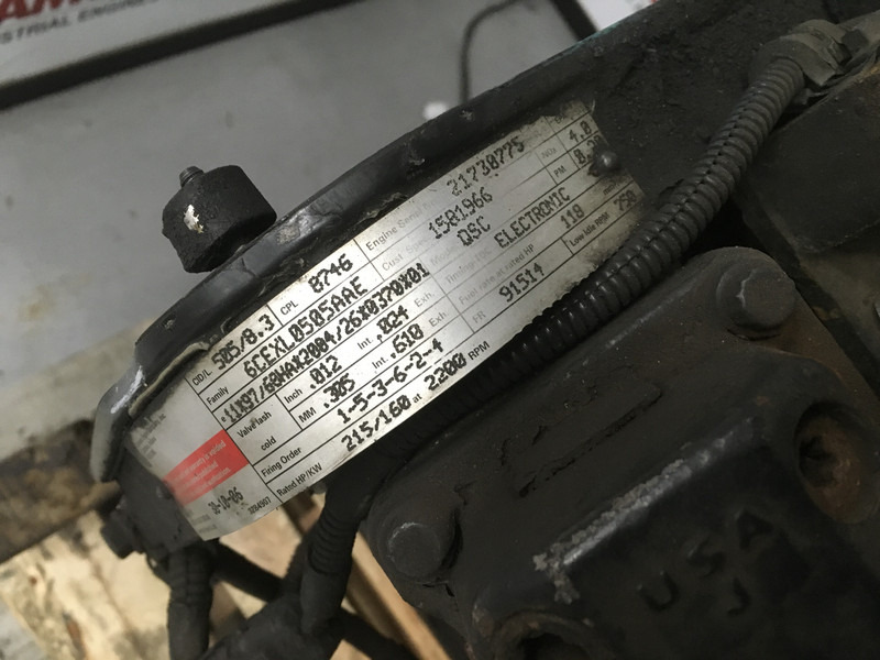 Κατασκευή μηχανήματα Cummins QSC8.3 CPL8746 FOR PARTS: φωτογραφία 6