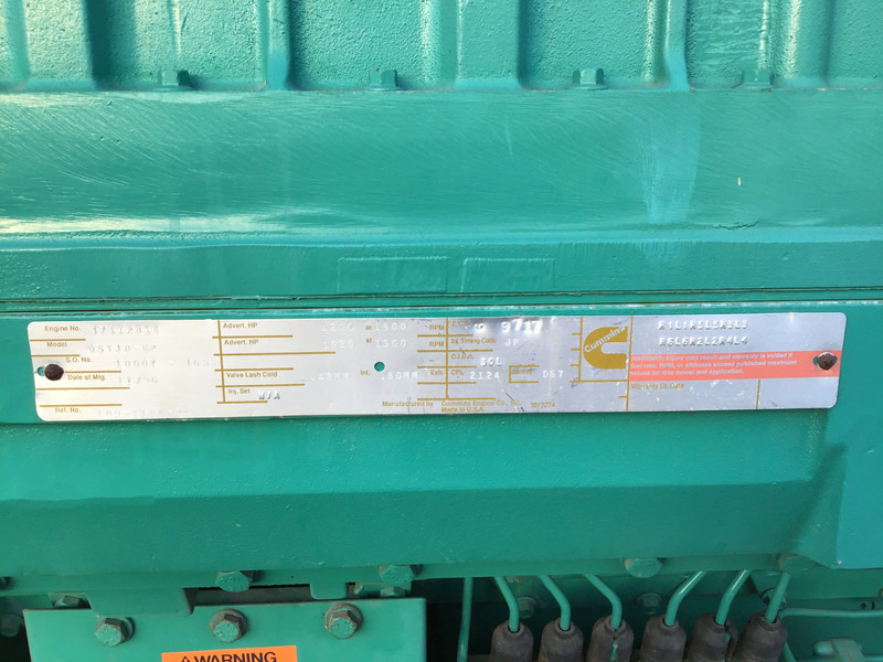 Cummins QST30-G2 GENERATOR 937,5KVA USED - Βιομηχανική γεννήτρια: φωτογραφία 4 Cummins QST30-G2 GENERATOR 937,5KVA USED - Βιομηχανική γεννήτρια: φωτογραφία 4