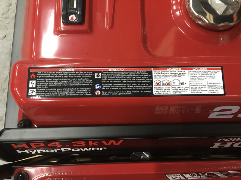 Honda HP 4.3KW GENERATOR NEW - Βιομηχανική γεννήτρια: φωτογραφία 2 Honda HP 4.3KW GENERATOR NEW - Βιομηχανική γεννήτρια: φωτογραφία 2