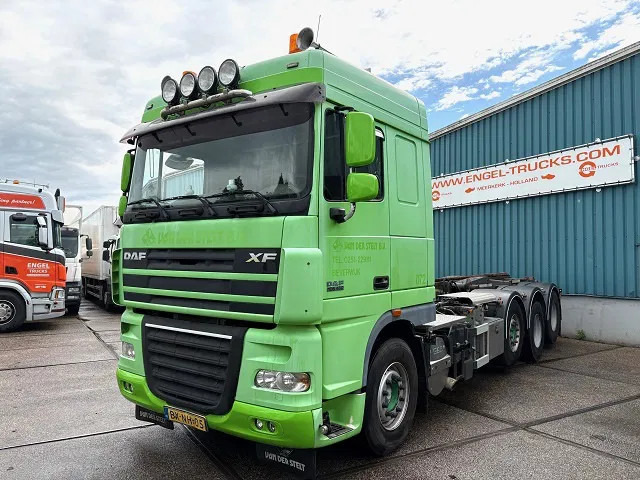 DAF XF 105.460 8x2 CHASSIS WITH MULTILIFT SYSTEM (ZF16 MANUAL GEARBOX / MX-BRAKE / 9.000 KG. FRONT-AXLE / LIFT-AXLES / FRIDGE / ETC. - Φορτηγό μεταφοράς εμπορευματοκιβωτίων/ Κινητό αμάξωμα: φωτογραφία 1 DAF XF 105.460 8x2 CHASSIS WITH MULTILIFT SYSTEM (ZF16 MANUAL GEARBOX / MX-BRAKE / 9.000 KG. FRONT-AXLE / LIFT-AXLES / FRIDGE / ETC. - Φορτηγό μεταφοράς εμπορευματοκιβωτίων/ Κινητό αμάξωμα: φωτογραφία 1