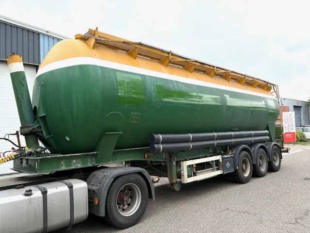 Feldbinder KIP48 3 3-AXLE 48M3 KIPPING SILO TRAILER (SAF AXLES / DRUM BRAKES / 4 COMPARTMENTS) - Επικαθήμενο βυτίο: φωτογραφία 1 Feldbinder KIP48 3 3-AXLE 48M3 KIPPING SILO TRAILER (SAF AXLES / DRUM BRAKES / 4 COMPARTMENTS) - Επικαθήμενο βυτίο: φωτογραφία 1