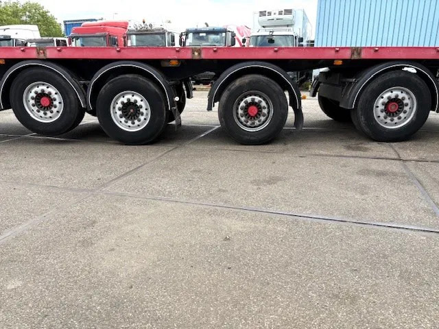Επικαθήμενο πλατφόρμα/ Καρότσα Kwb P-504-STI-H 4-AXLE FLATBED TRAILER (SAF AXLES / 2x STEERING AXLE / 2x LIFT-AXLE / ABS-EBS): φωτογραφία 7