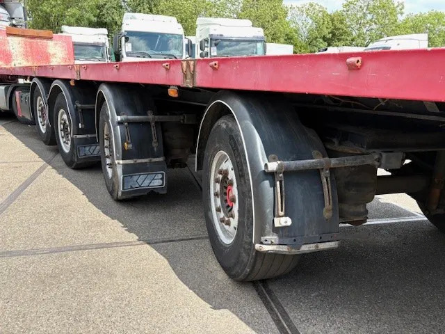 Επικαθήμενο πλατφόρμα/ Καρότσα Kwb P-504-STI-H 4-AXLE FLATBED TRAILER (SAF AXLES / 2x STEERING AXLE / 2x LIFT-AXLE / ABS-EBS): φωτογραφία 8