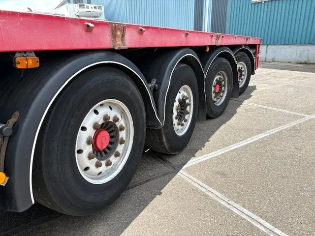 Επικαθήμενο πλατφόρμα/ Καρότσα Kwb P-504-STI-H 4-AXLE FLATBED TRAILER (SAF AXLES / 2x STEERING AXLE / 2x LIFT-AXLE / ABS-EBS): φωτογραφία 9