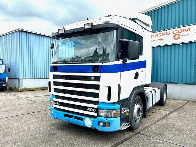 Scania R124-400 L 4x2 SLEEPERCAB ADR/VLG (2 FUEL LINES!!) (EURO 2 / 12 GEARS MANUAL GEARBOX / RETARDER / BLOWER / P.T.O. / AIRCONDITION - Τράκτορας: φωτογραφία 1 Scania R124-400 L 4x2 SLEEPERCAB ADR/VLG (2 FUEL LINES!!) (EURO 2 / 12 GEARS MANUAL GEARBOX / RETARDER / BLOWER / P.T.O. / AIRCONDITION - Τράκτορας: φωτογραφία 1