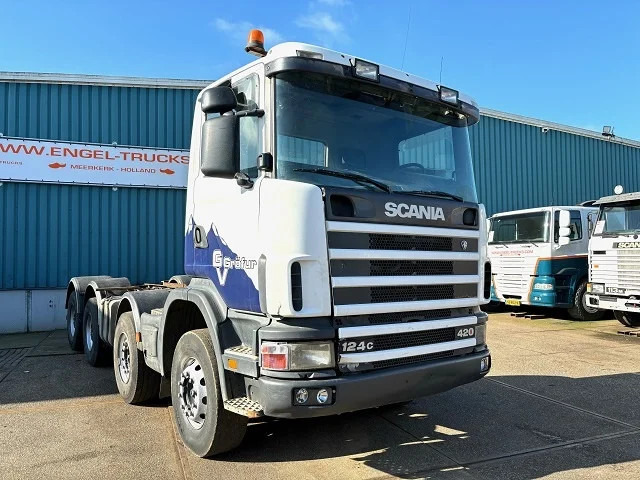 Scania R124-420 C 8x4 FULL STEEL CHASSIS (EURO 3 / FULL STEEL SUSPENSION / REDUCTION AXLES / GRS900 GEARBOX) - Φορτηγό σασί: φωτογραφία 3 Scania R124-420 C 8x4 FULL STEEL CHASSIS (EURO 3 / FULL STEEL SUSPENSION / REDUCTION AXLES / GRS900 GEARBOX) - Φορτηγό σασί: φωτογραφία 3