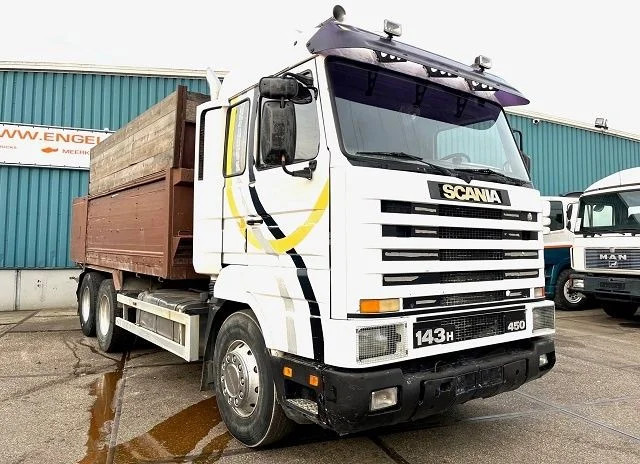 Scania R143-450 V8 STREAMLINE 6x2 FULL STEEL KIPPER (MANUAL GEARBOX / FULL STEEL SUSPENSION / 10 TIRES / ROBSON DRIVE / MECHANICAL PUMP - Φορτηγό ανατρεπόμενο: φωτογραφία 2 Scania R143-450 V8 STREAMLINE 6x2 FULL STEEL KIPPER (MANUAL GEARBOX / FULL STEEL SUSPENSION / 10 TIRES / ROBSON DRIVE / MECHANICAL PUMP - Φορτηγό ανατρεπόμενο: φωτογραφία 2