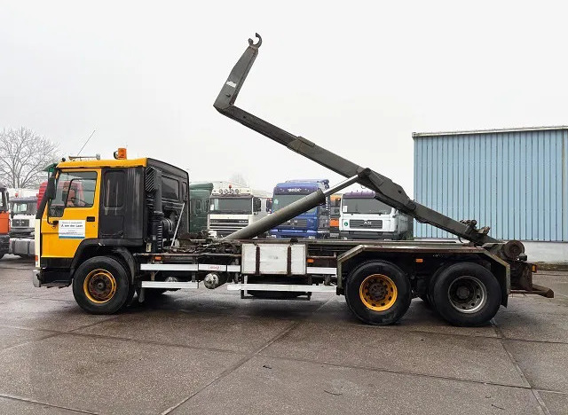 Φορτηγό φόρτωσης γάντζου Volvo FL 12.380 6x2 A-RIDE (ORIGINAL DUTCH) HOOK-ARM CONTAINER SYSTEM (FULL STEEL SUSPENSION / REDUCTION AXLE / 10 TIRES / 8.000 KG. F: φωτογραφία 6
