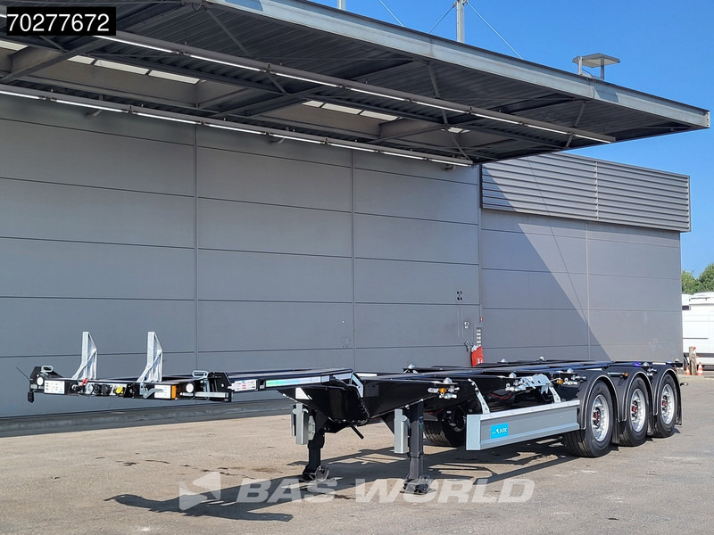 D-Tec VCC-01 3 axles Portmaster Flexi-Lock PM-3-S NEW Liftachse - Επικαθήμενο μεταφοράς εμπορευματοκιβωτίων/ Κινητό αμάξωμα: φωτογραφία 1 D-Tec VCC-01 3 axles Portmaster Flexi-Lock PM-3-S NEW Liftachse - Επικαθήμενο μεταφοράς εμπορευματοκιβωτίων/ Κινητό αμάξωμα: φωτογραφία 1