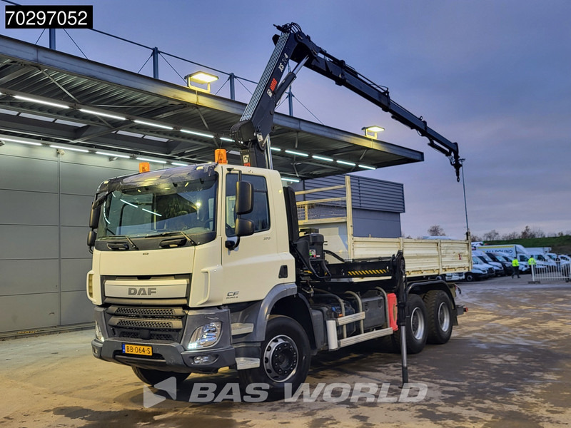DAF CF 370 CF 6X4 HIAB 144 BS-3 HIDUO Crane Kran 8m3 Tipper Big-Axle Steelsuspension Euro 6 - Φορτηγό ανατρεπόμενο, Φορτηγό με γερανό: φωτογραφία 2 DAF CF 370 CF 6X4 HIAB 144 BS-3 HIDUO Crane Kran 8m3 Tipper Big-Axle Steelsuspension Euro 6 - Φορτηγό ανατρεπόμενο, Φορτηγό με γερανό: φωτογραφία 2