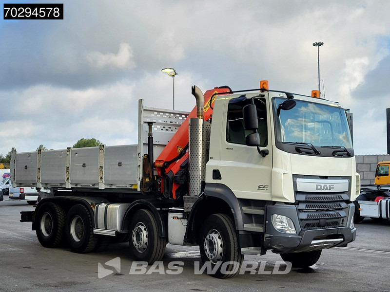 DAF CF 460 8X4 Palfinger PK18002 EH Crane tipper Retarder Big-Axle Steelsuspension Manual - Φορτηγό ανατρεπόμενο, Φορτηγό με γερανό: φωτογραφία 3 DAF CF 460 8X4 Palfinger PK18002 EH Crane tipper Retarder Big-Axle Steelsuspension Manual - Φορτηγό ανατρεπόμενο, Φορτηγό με γερανό: φωτογραφία 3