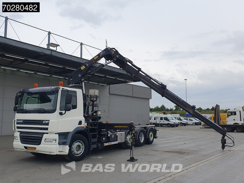 DAF CF85.360 8X2 NL-Truck Hiab 211 E-3 Hipro Kran 21tons Multilift Lift+steering Euro 5 - Φορτηγό φόρτωσης γάντζου, Φορτηγό με γερανό: φωτογραφία 5 DAF CF85.360 8X2 NL-Truck Hiab 211 E-3 Hipro Kran 21tons Multilift Lift+steering Euro 5 - Φορτηγό φόρτωσης γάντζου, Φορτηγό με γερανό: φωτογραφία 5
