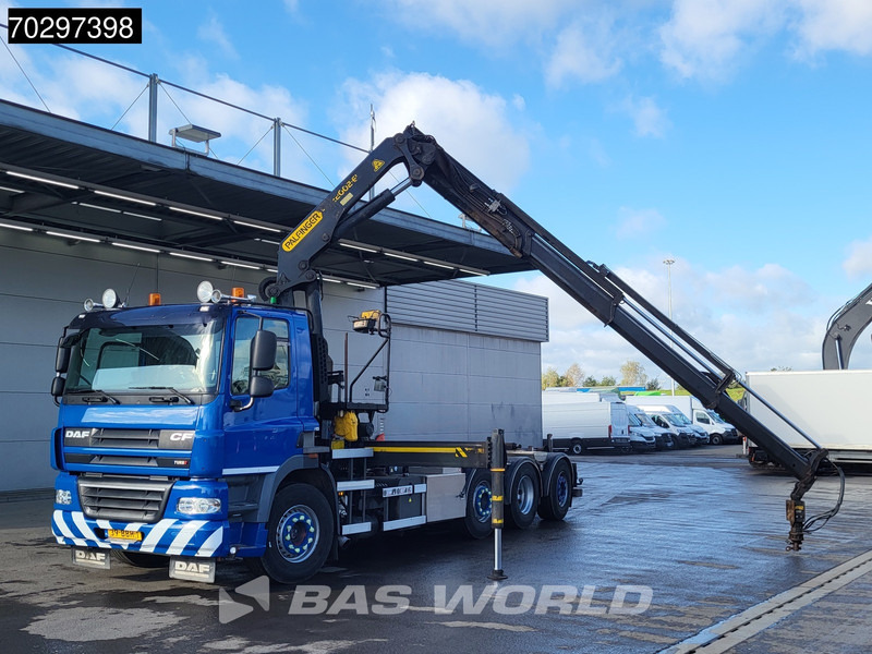 DAF CF85.410 FAQ CF85 8X2 Palfinger PK22002 EH Kran Crane + VDL S-20-6200 Lift+steering EEV - Φορτηγό φόρτωσης γάντζου, Φορτηγό με γερανό: φωτογραφία 5 DAF CF85.410 FAQ CF85 8X2 Palfinger PK22002 EH Kran Crane + VDL S-20-6200 Lift+steering EEV - Φορτηγό φόρτωσης γάντζου, Φορτηγό με γερανό: φωτογραφία 5