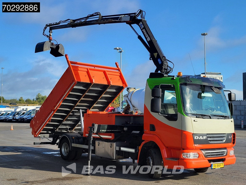DAF LF45.210 LF 4X2 MKG HLK 66 Crane Kran 5m3 tipper Manual Euro 5 - Φορτηγό ανατρεπόμενο, Φορτηγό με γερανό: φωτογραφία 3 DAF LF45.210 LF 4X2 MKG HLK 66 Crane Kran 5m3 tipper Manual Euro 5 - Φορτηγό ανατρεπόμενο, Φορτηγό με γερανό: φωτογραφία 3