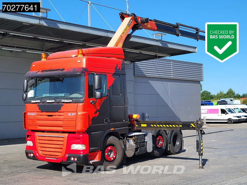 DAF XF 410 XF 6X2 Hydraulik Lift+Lenkachse Kran Palfinger PK20002 Euro 5 - Τράκτορας: φωτογραφία 1 DAF XF 410 XF 6X2 Hydraulik Lift+Lenkachse Kran Palfinger PK20002 Euro 5 - Τράκτορας: φωτογραφία 1