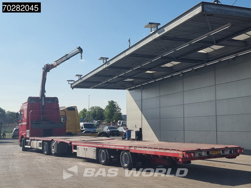 DAF XF 440 6X2 NL-Truck Transporter HMF 900-K2 Kran Lift-Lenkachse Euro 6 - Φορτηγό με ανοιχτή καρότσα, Φορτηγό με γερανό: φωτογραφία 2 DAF XF 440 6X2 NL-Truck Transporter HMF 900-K2 Kran Lift-Lenkachse Euro 6 - Φορτηγό με ανοιχτή καρότσα, Φορτηγό με γερανό: φωτογραφία 2
